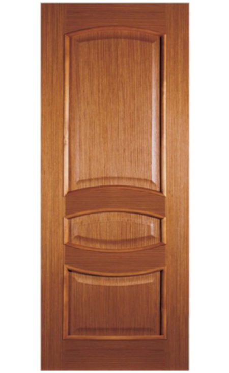 Шпонированная дверь с багетной рамкой Ампир 4